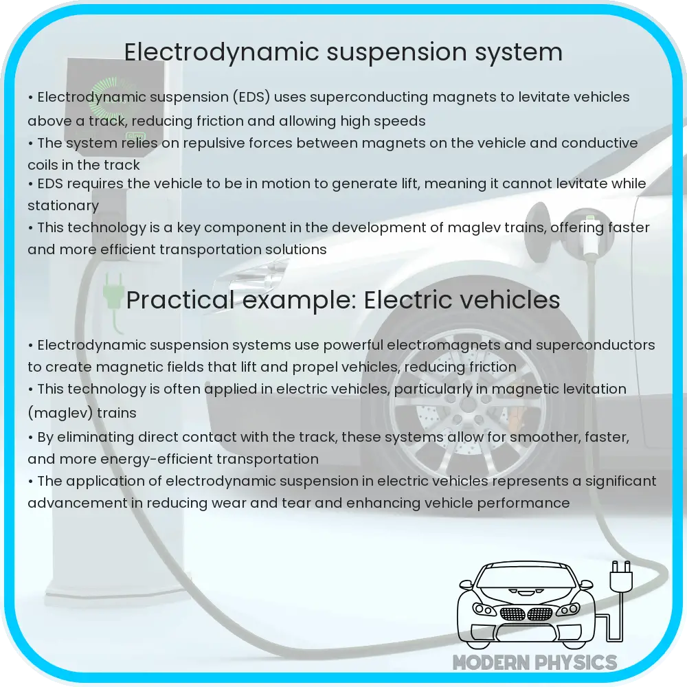 Electrodynamic Suspension System Stability, Efficiency & Speed