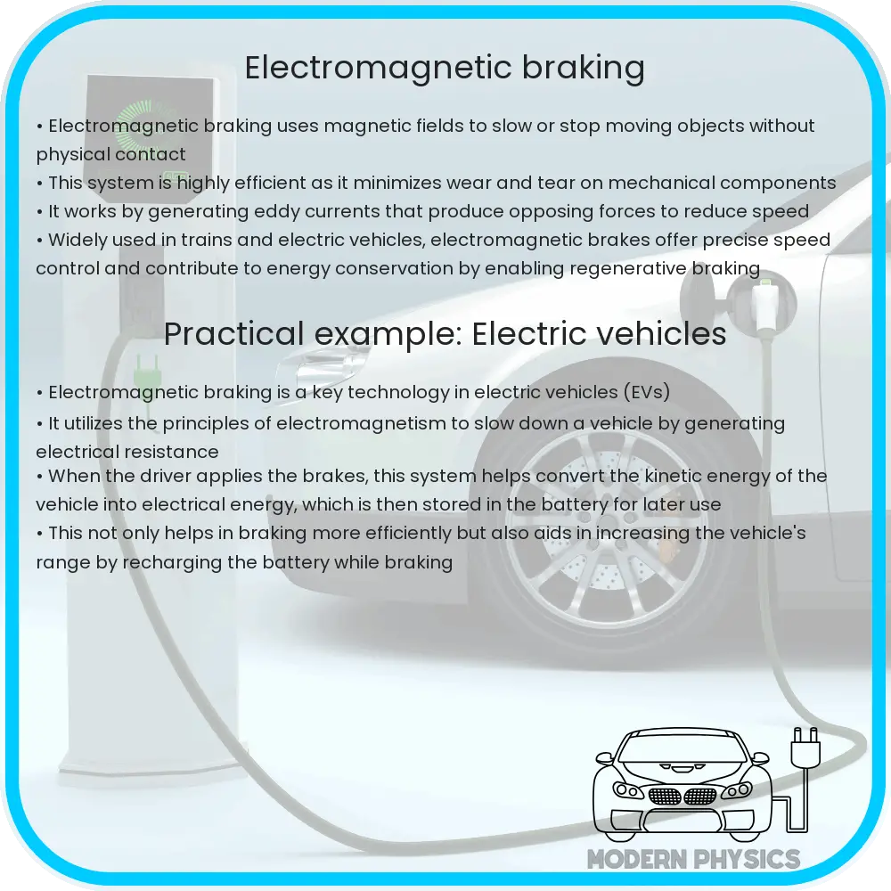 Electromagnetic braking