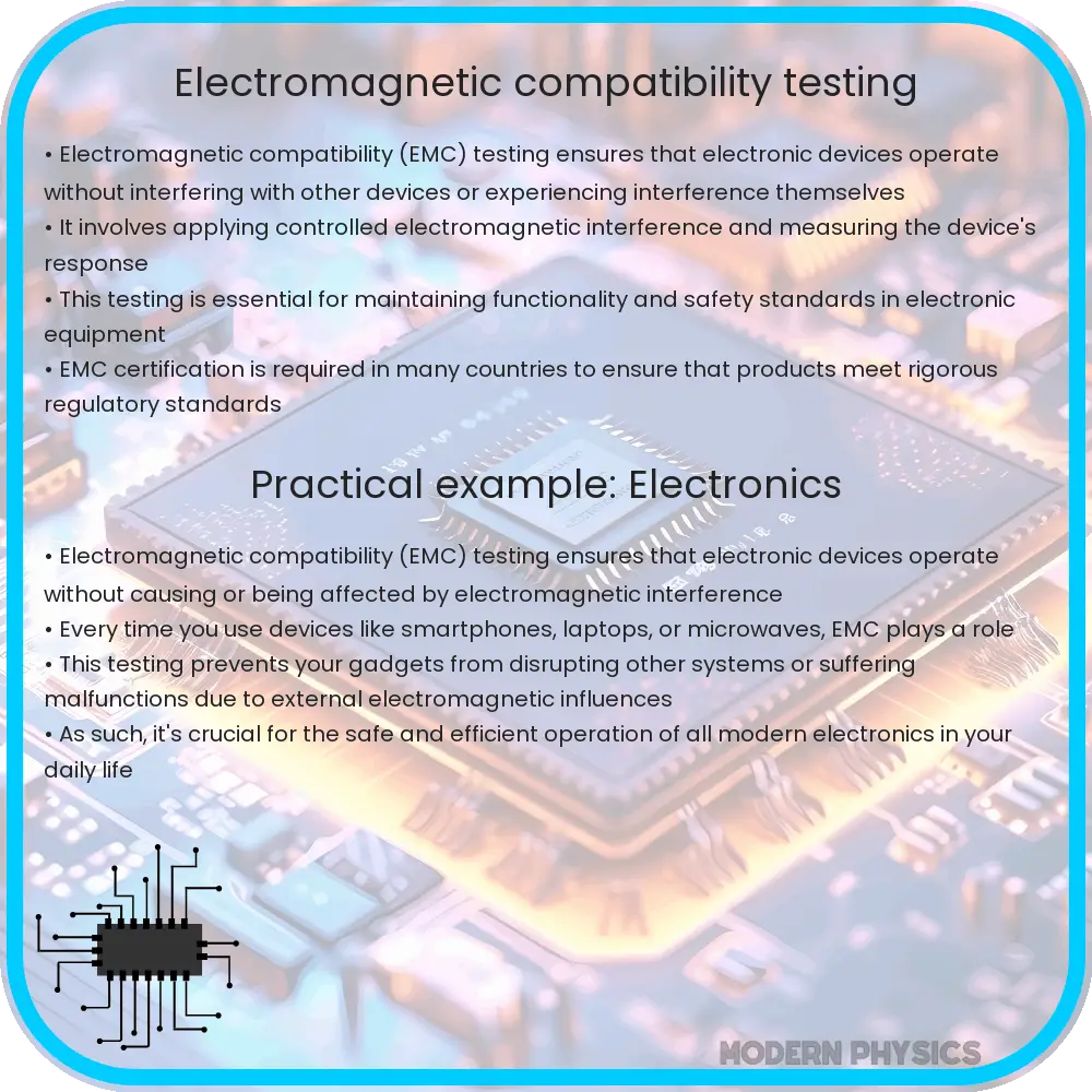 Electromagnetic compatibility testing