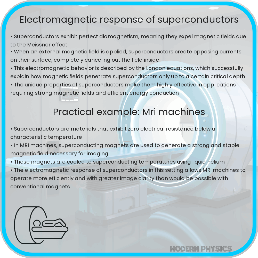 Electromagnetic response of superconductors