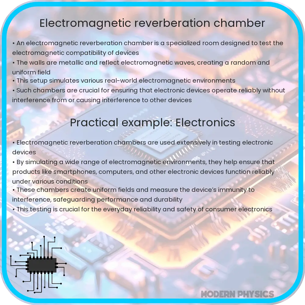 Electromagnetic reverberation chamber