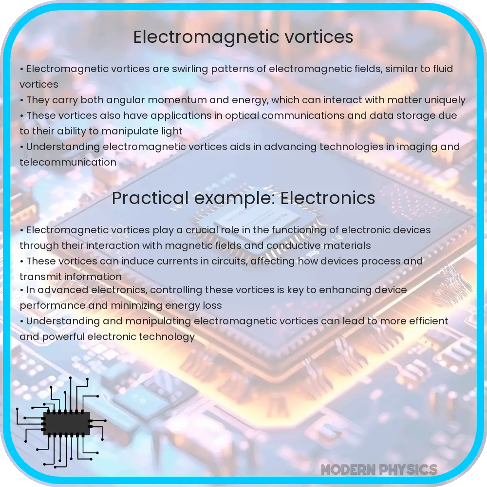 Electromagnetic vortices