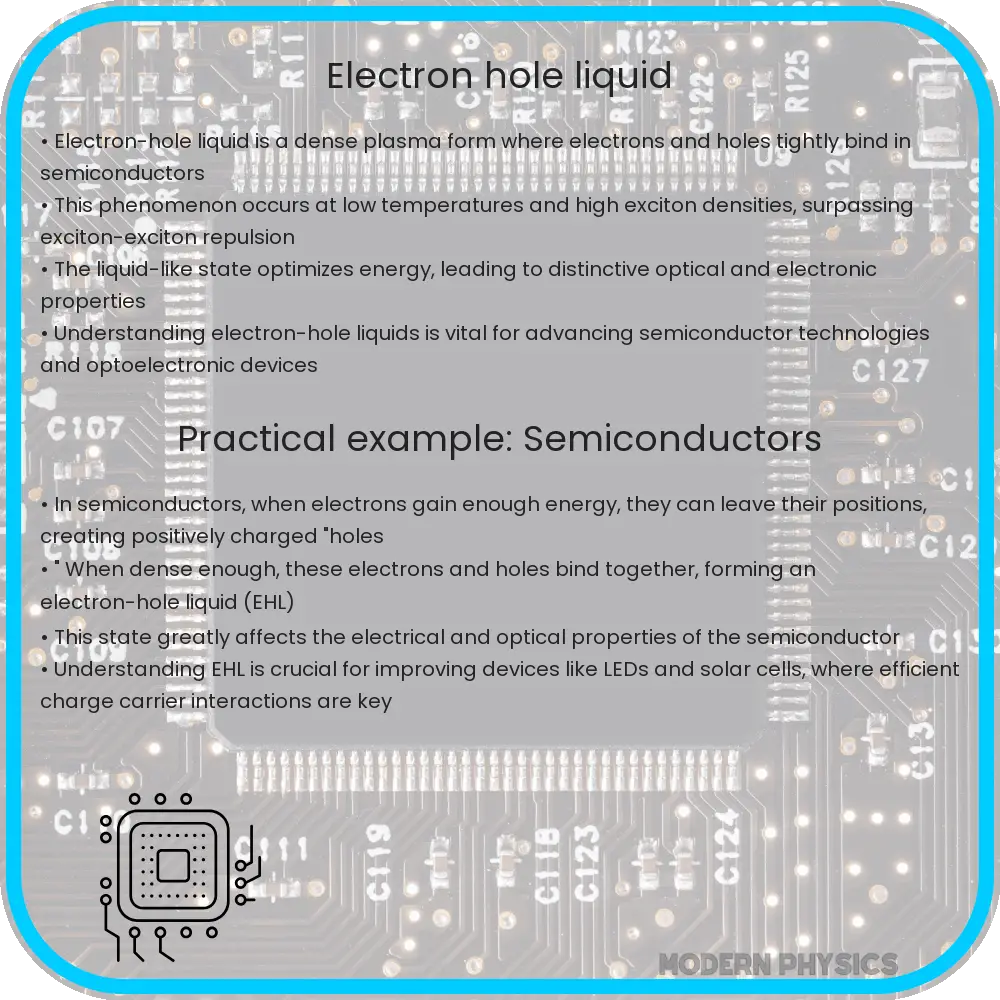 Electron-hole liquid