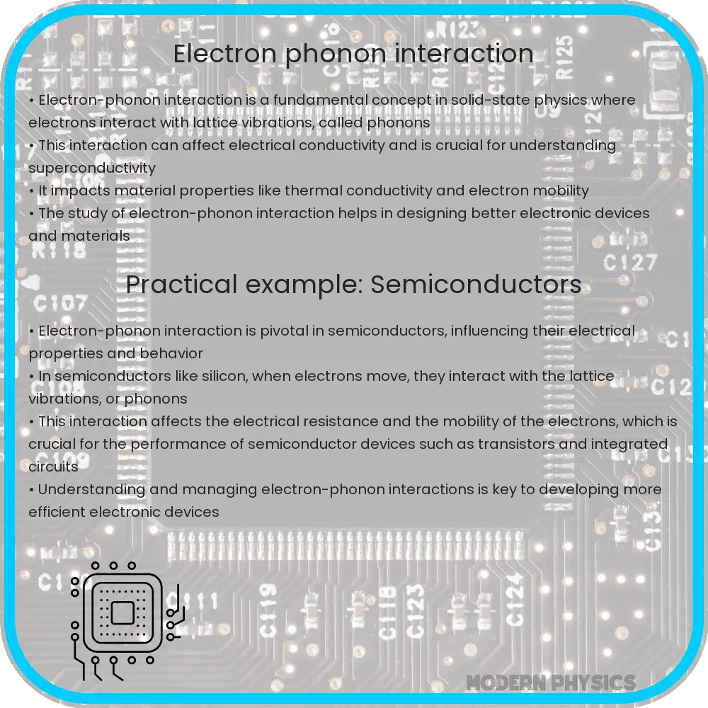 Electron-phonon interaction