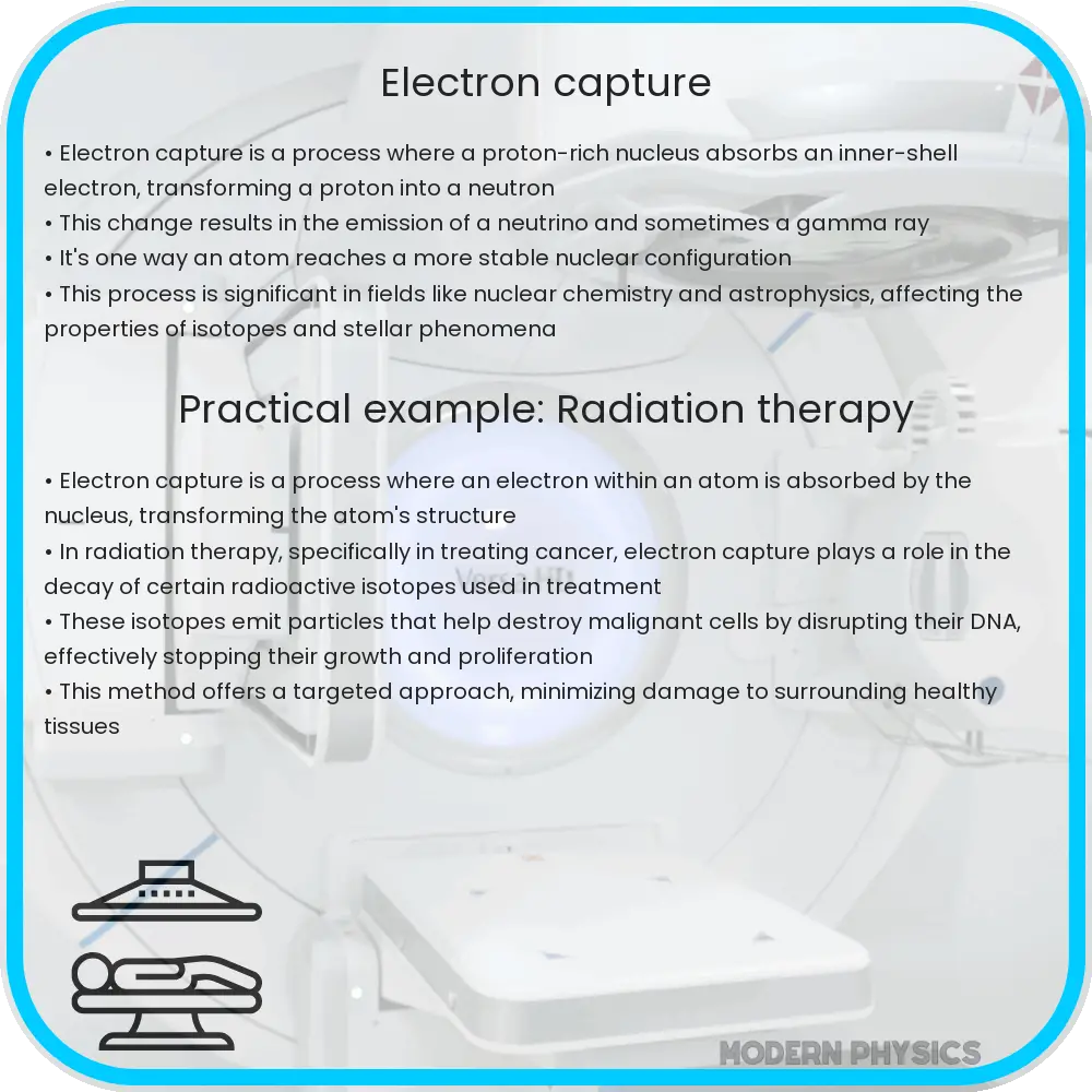 Electron capture