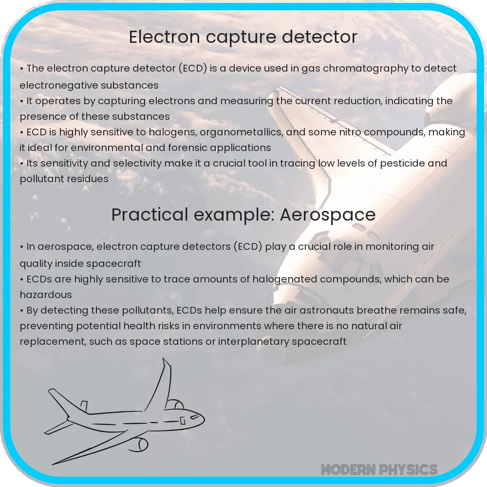 Electron capture detector