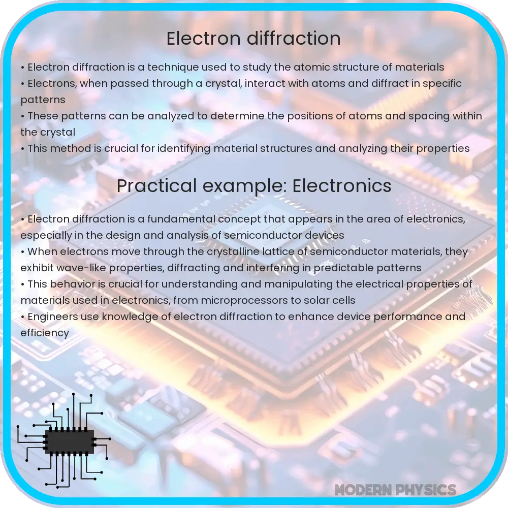 Electron diffraction