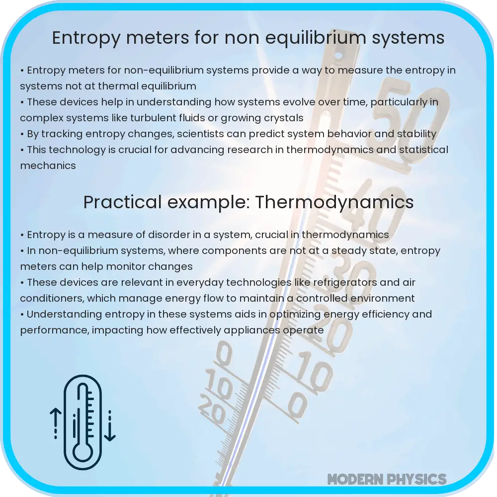 Entropy meters for non-equilibrium systems