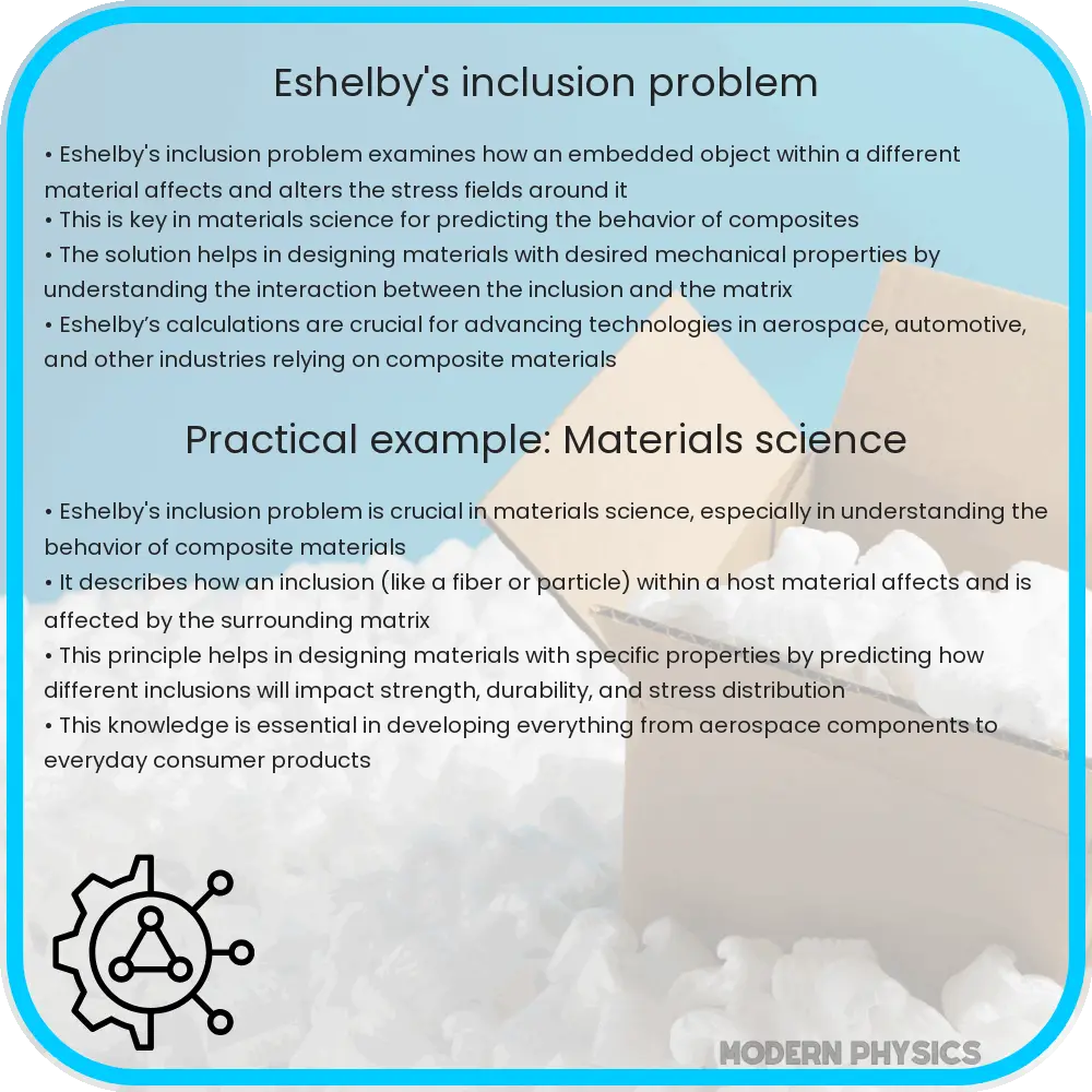 Eshelby's inclusion problem