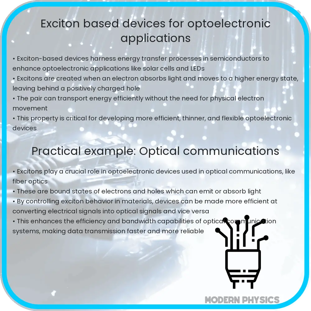 ExcitonBased Devices Efficient, Versatile & Scalable