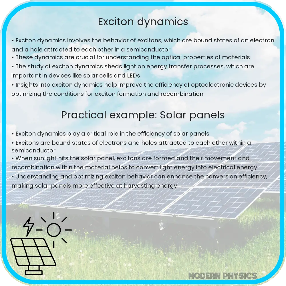 Exciton Dynamics Quantum Effects, Spectroscopy & Energy Transfer