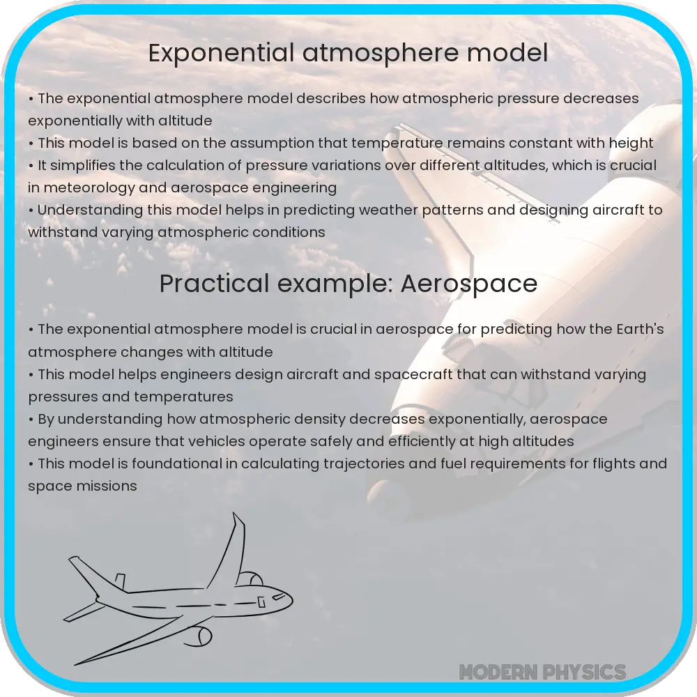 Exponential Atmosphere Model