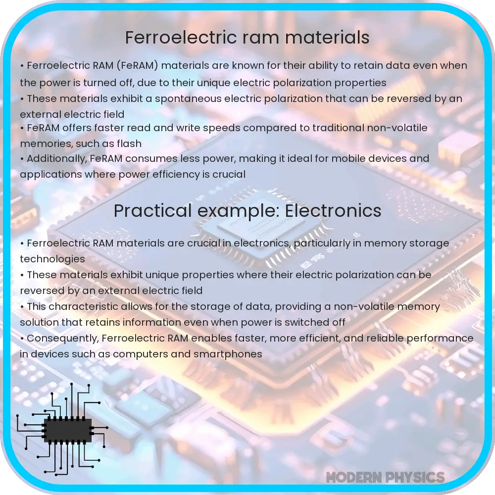 Ferroelectric RAM Materials