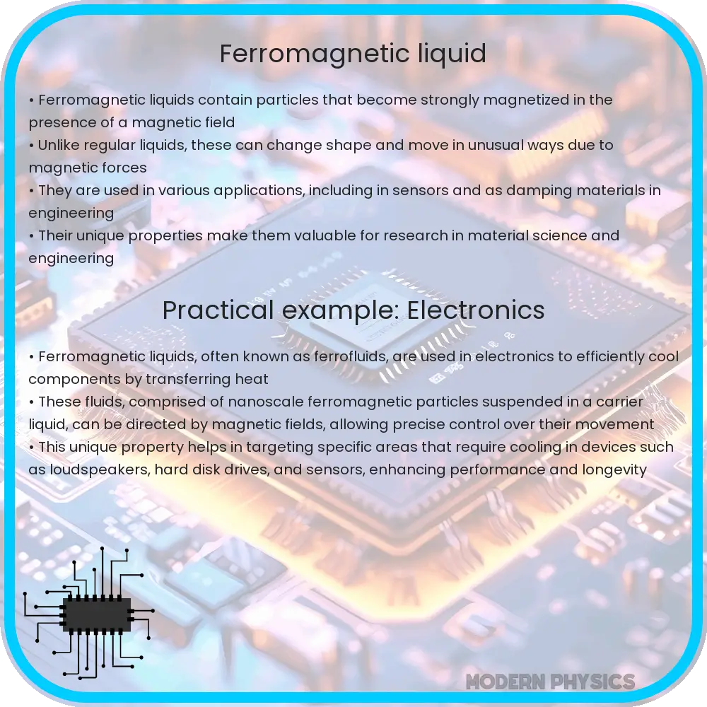 Ferromagnetic liquid