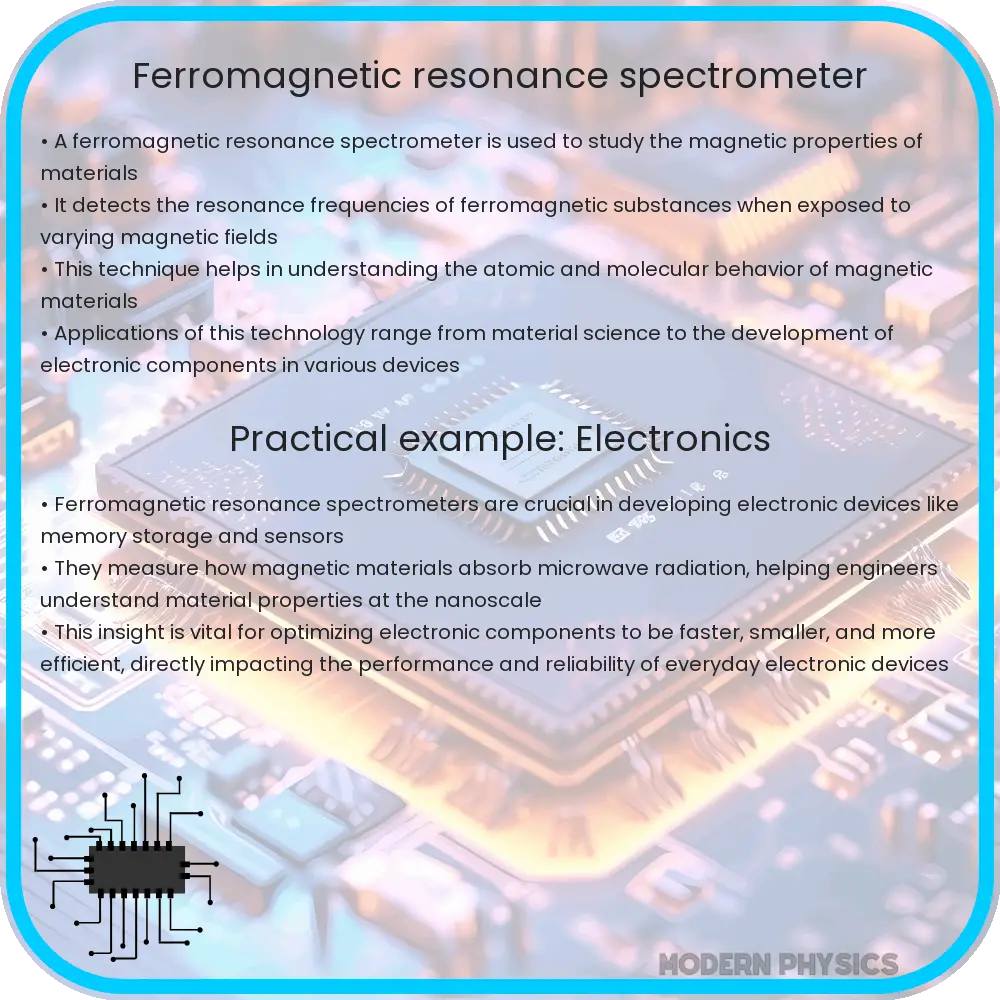 Ferromagnetic resonance spectrometer