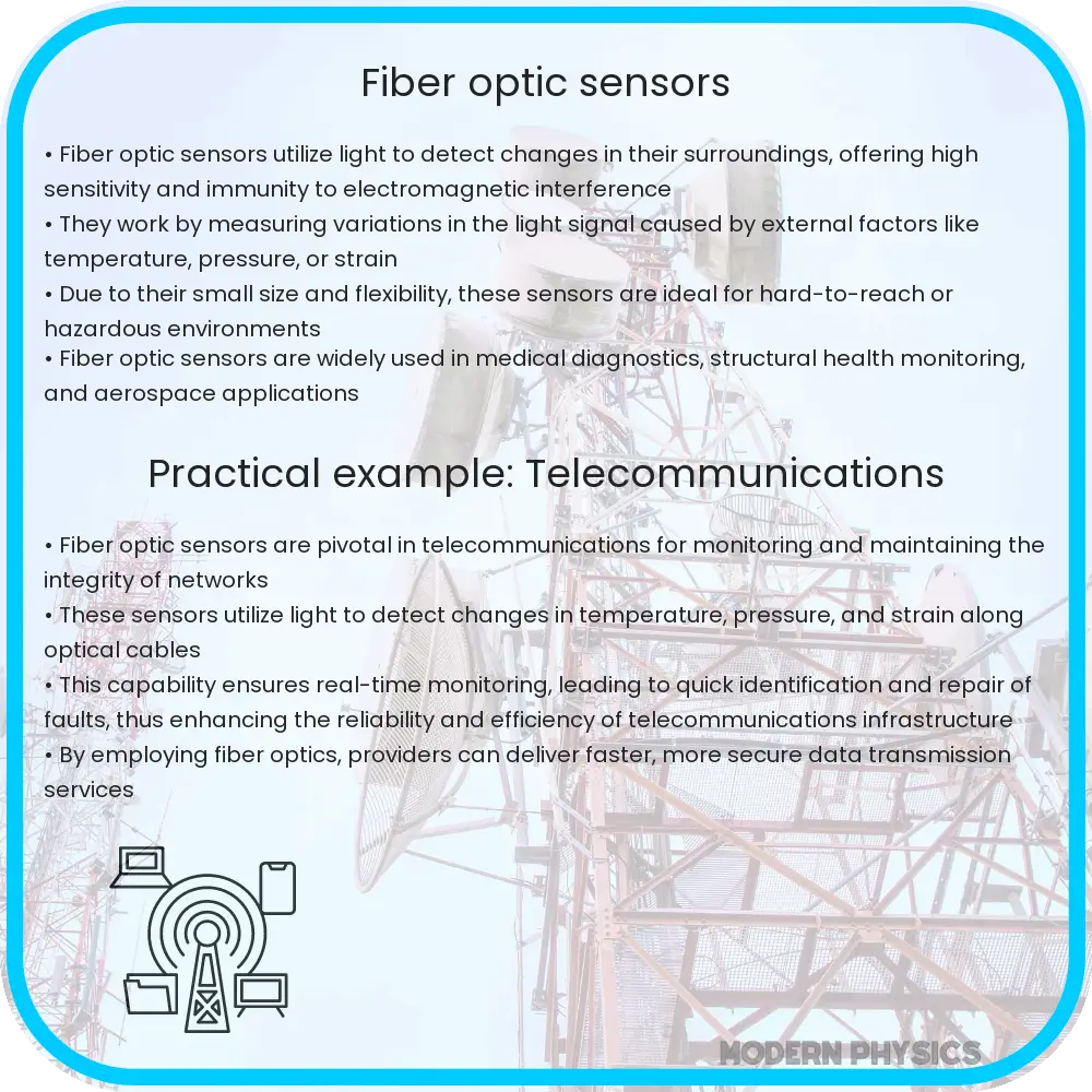 Fiber optic sensors