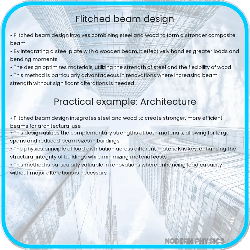Flitched beam design