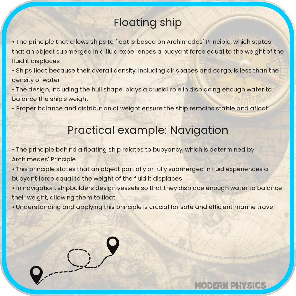 Floating ship