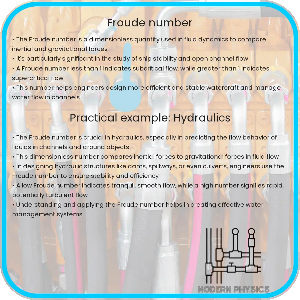 Froude number