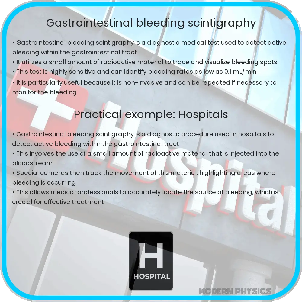 Gastrointestinal bleeding scintigraphy