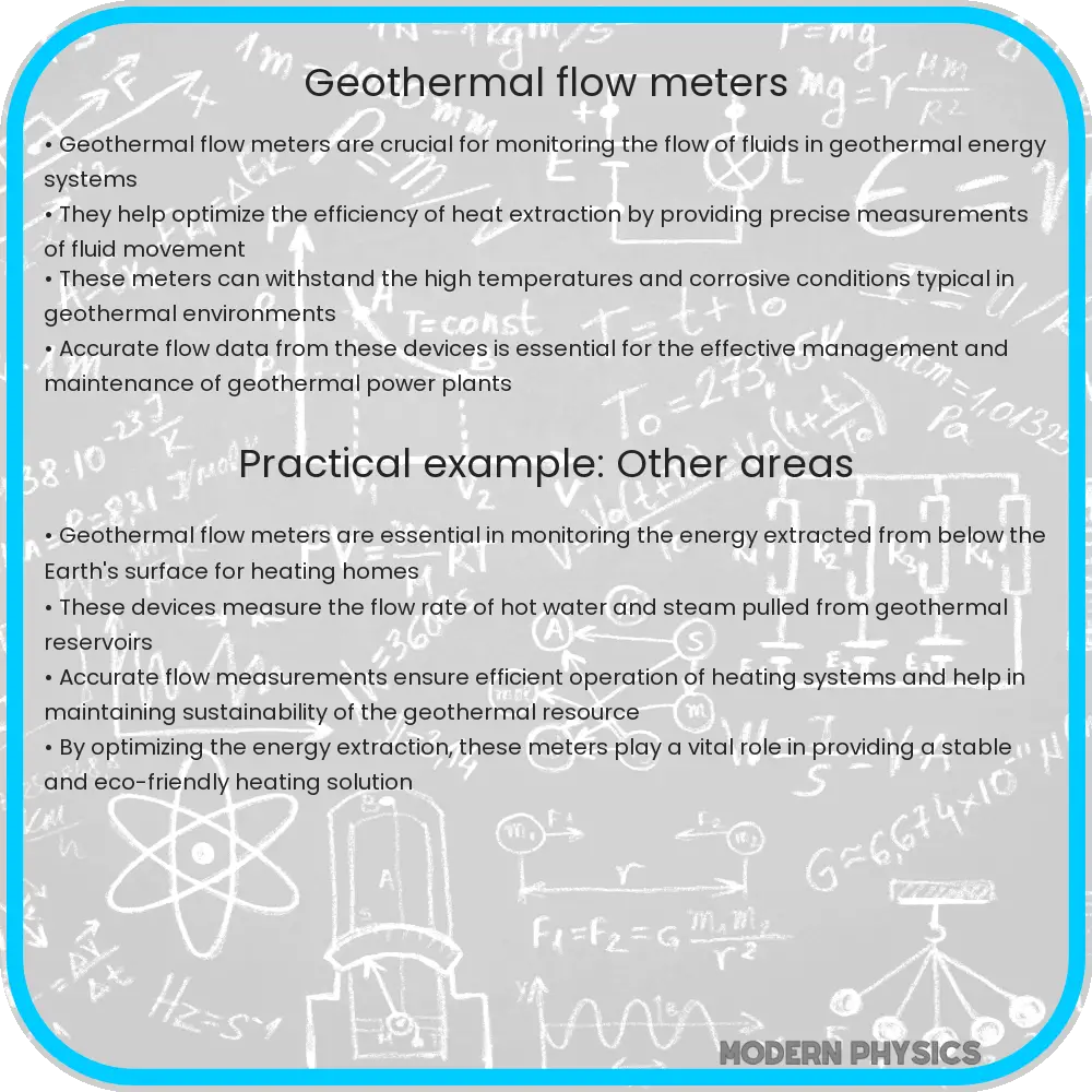 Geothermal Flow Meters