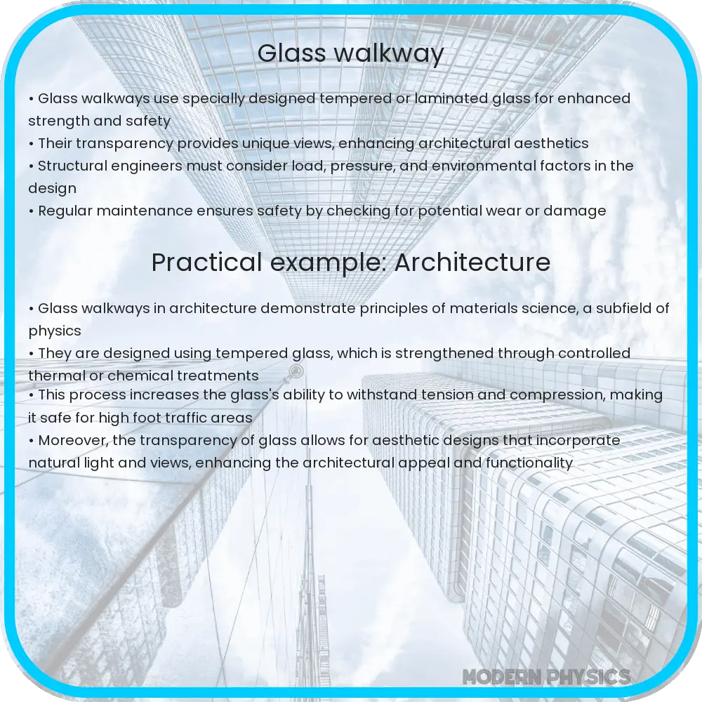 Glass walkway