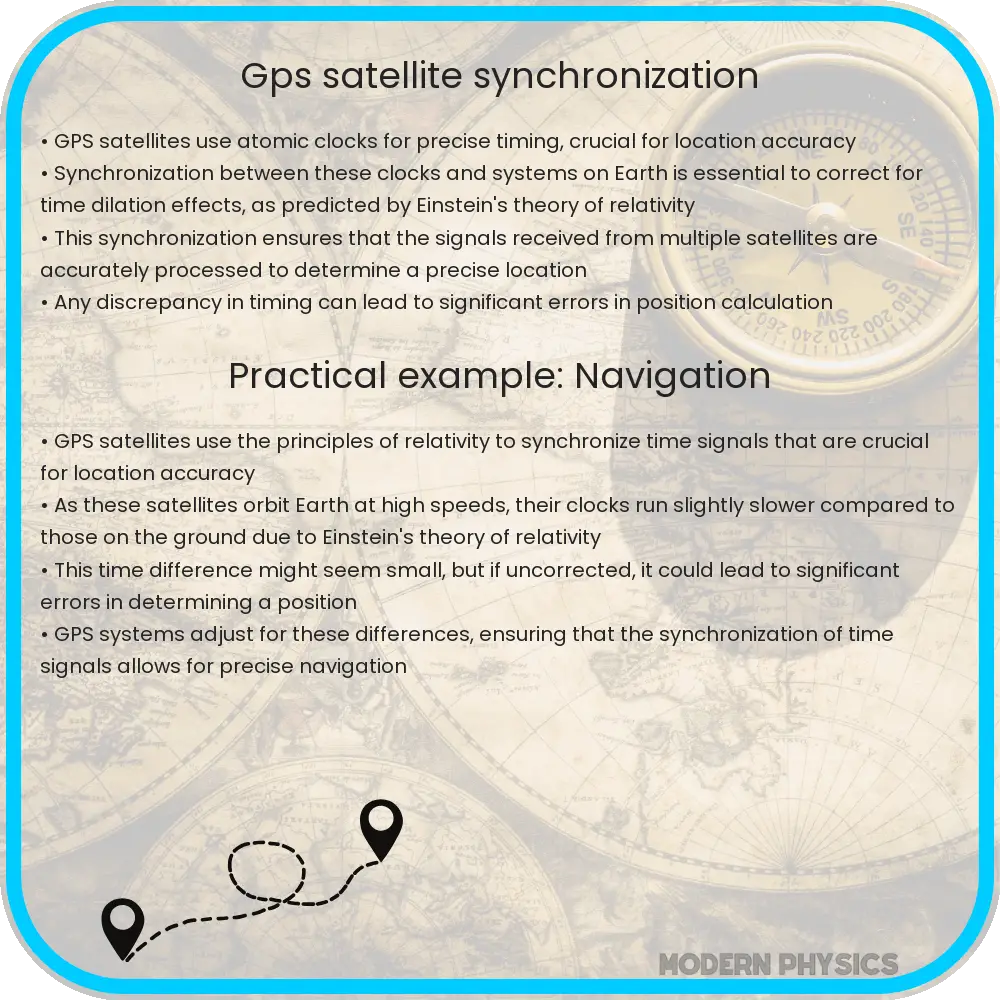 GPS satellite synchronization