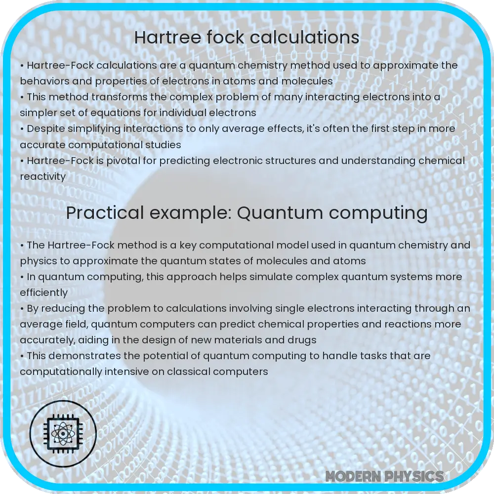 Hartree-Fock Calculations