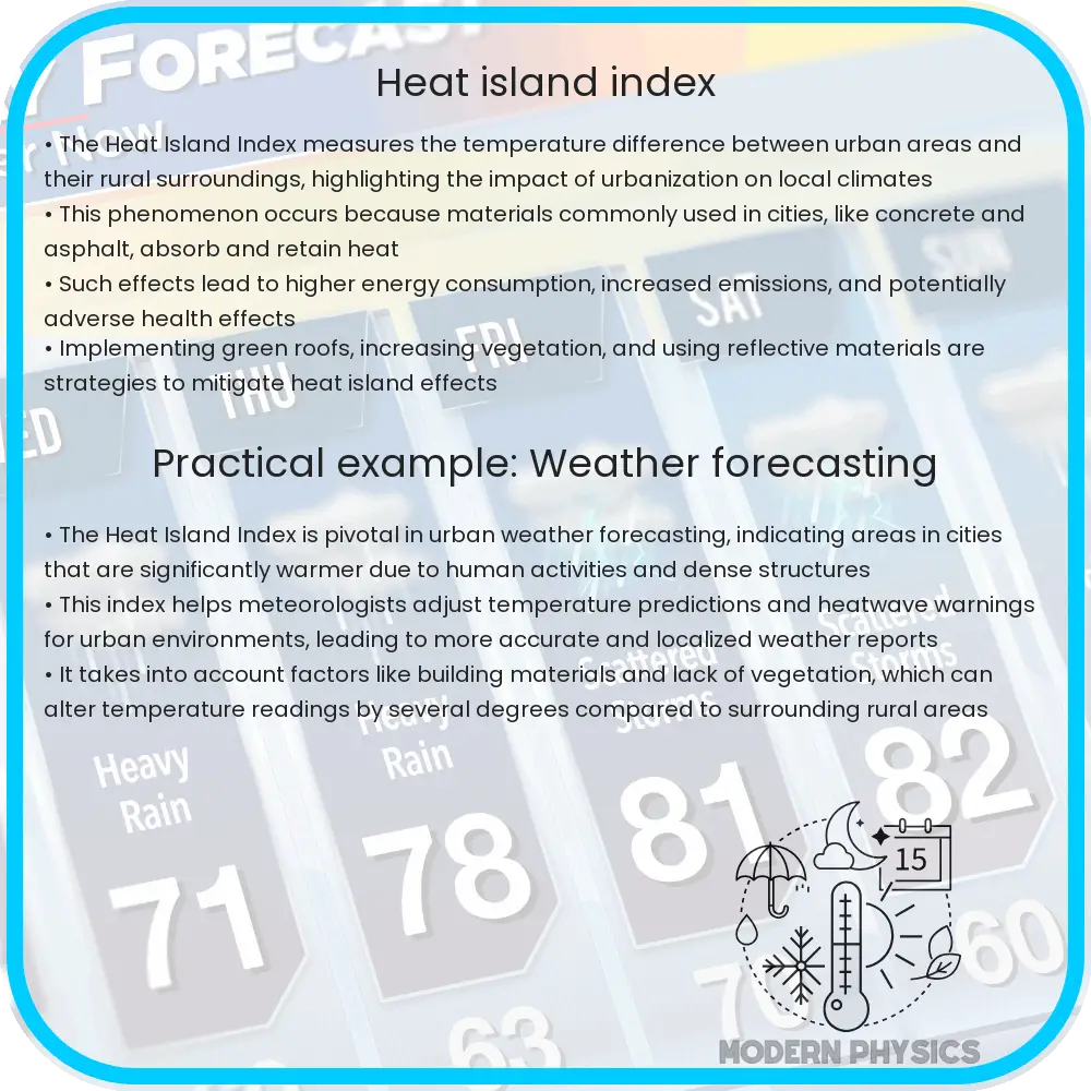 Heat Island Index