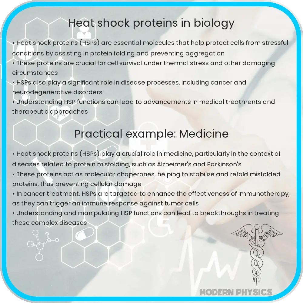 Heat shock proteins in biology