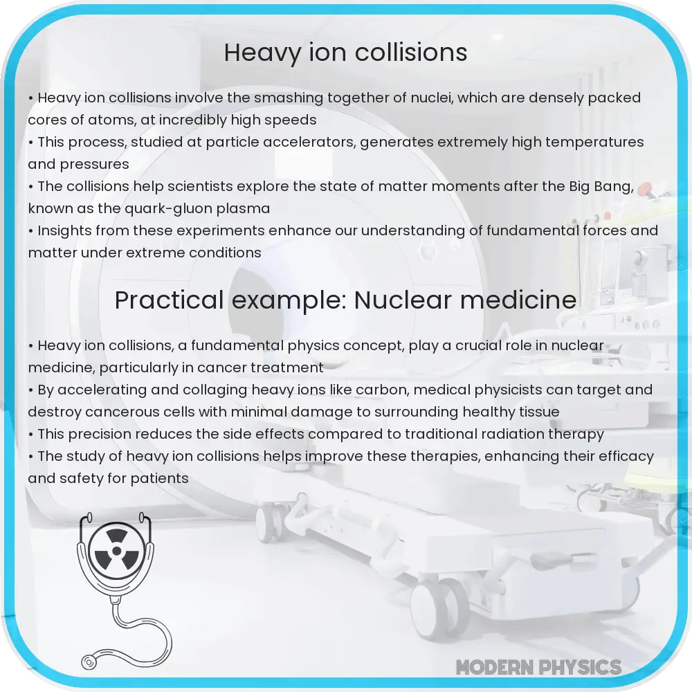 Heavy ion collisions