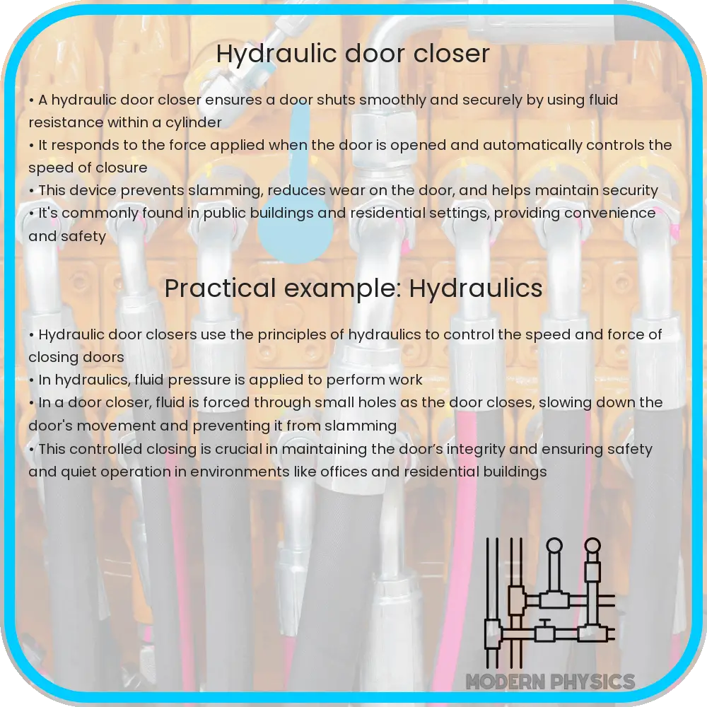 Hydraulic door closer