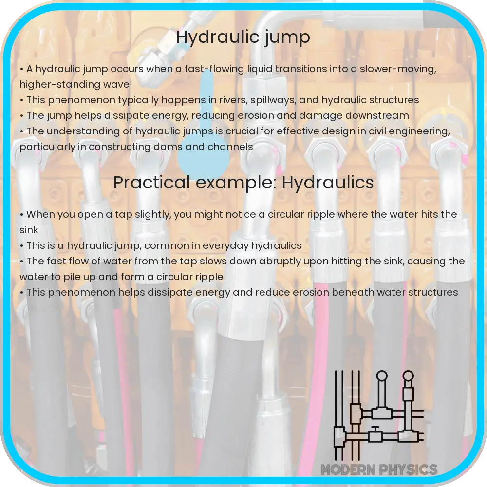 Hydraulic jump
