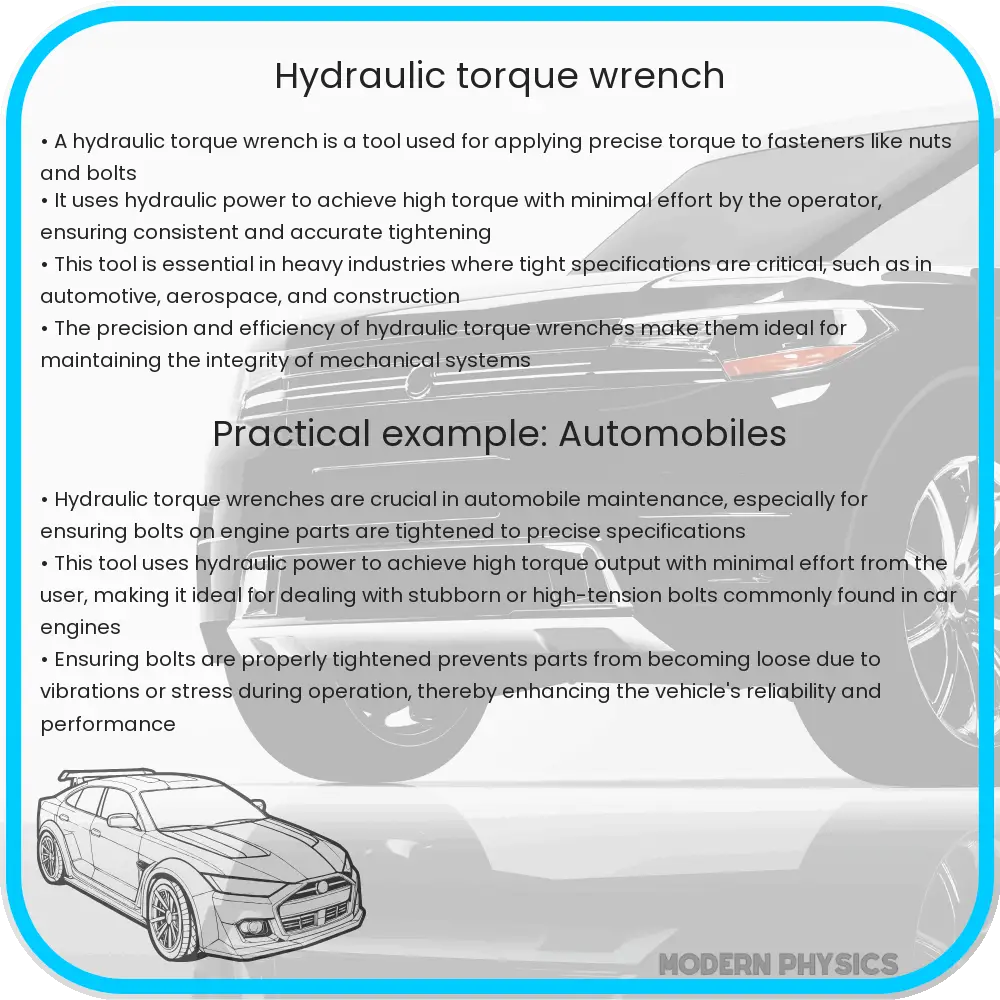 Hydraulic torque wrench