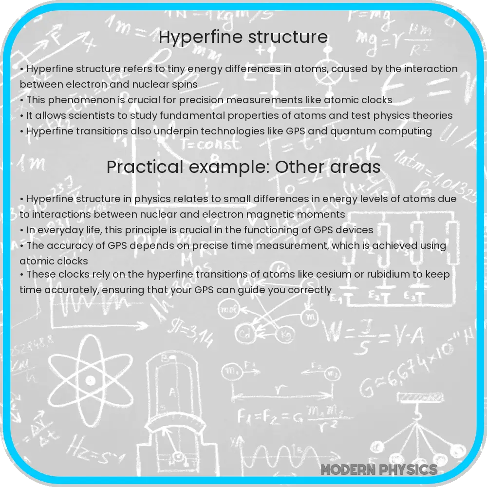 Hyperfine structure