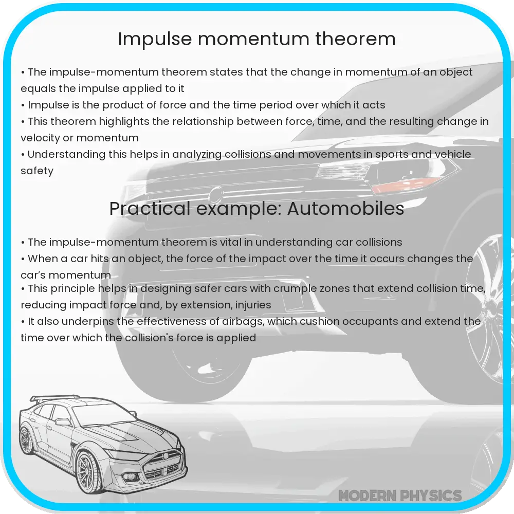 Impulse-momentum theorem