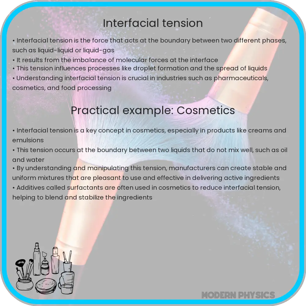 Interfacial tension