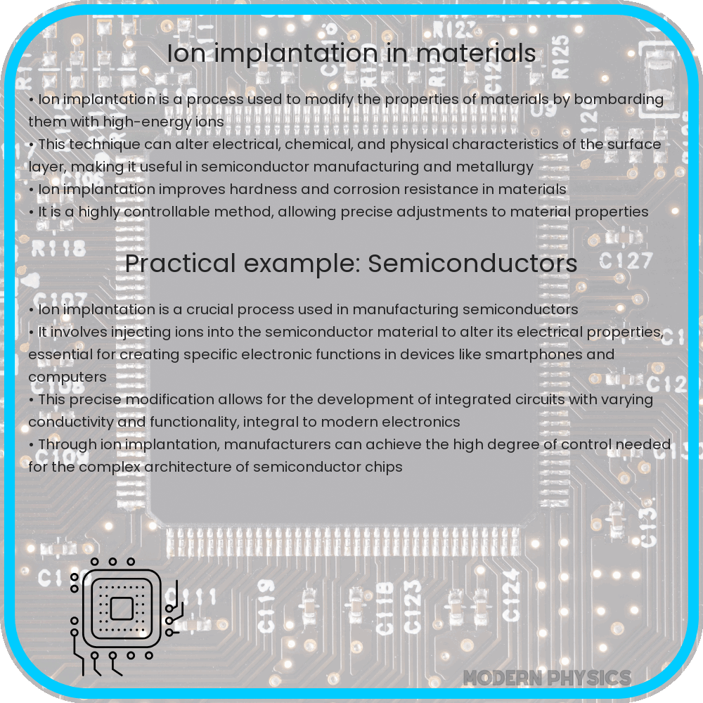 Ion Implantation in Materials