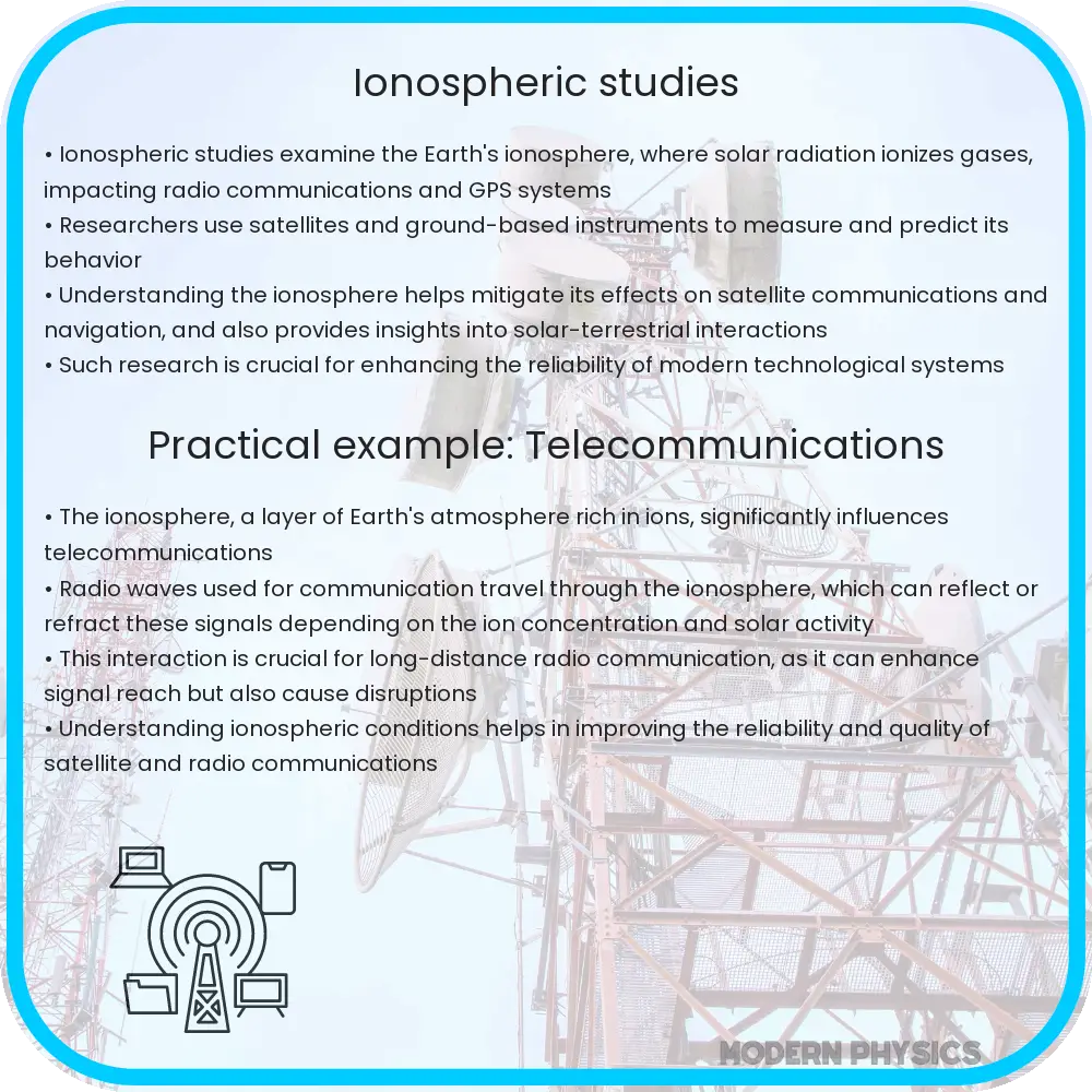 Ionospheric Studies