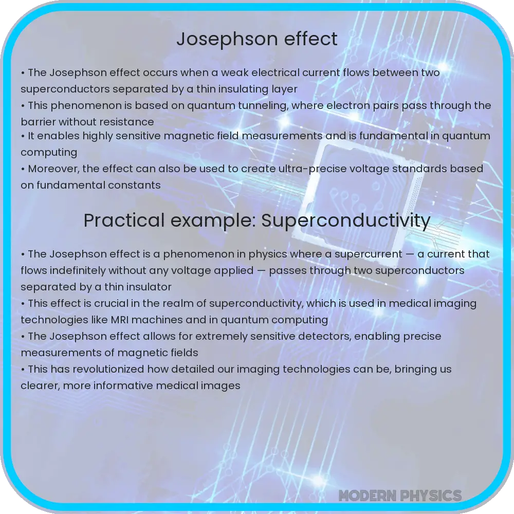 Josephson effect