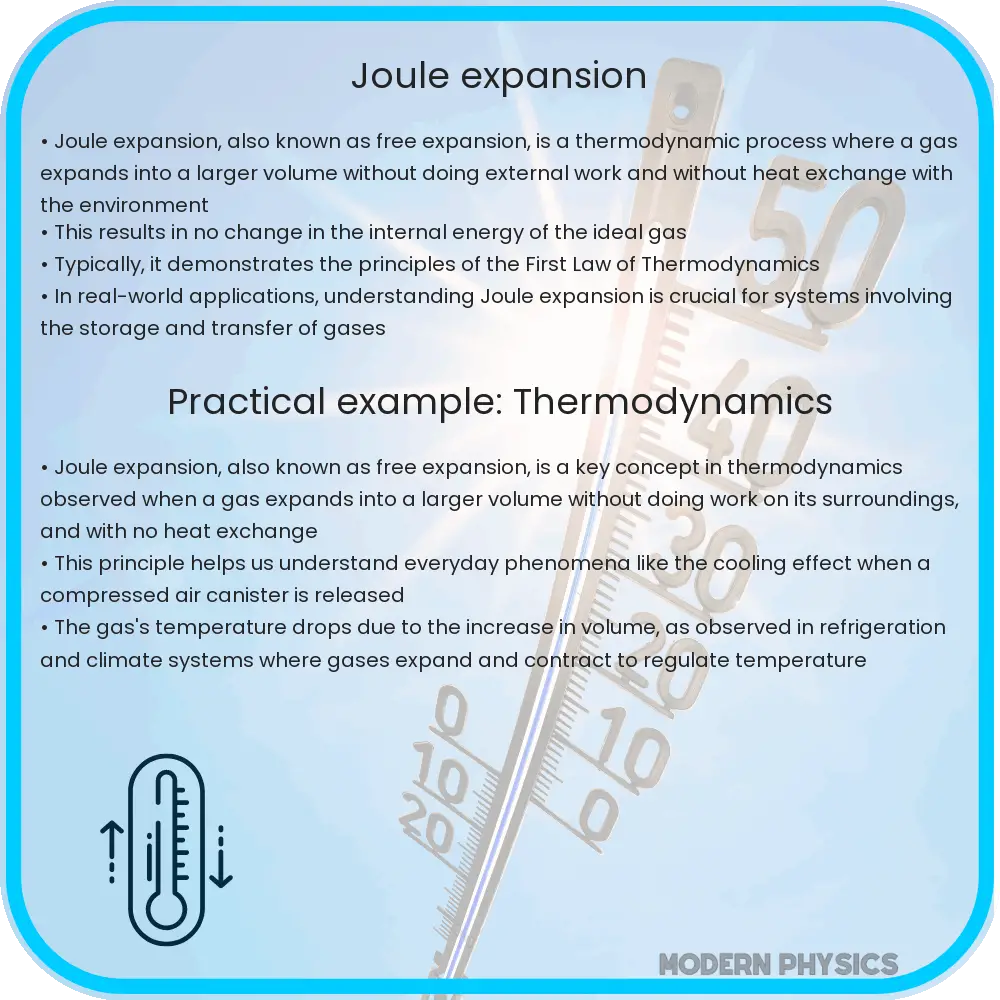 Joule expansion