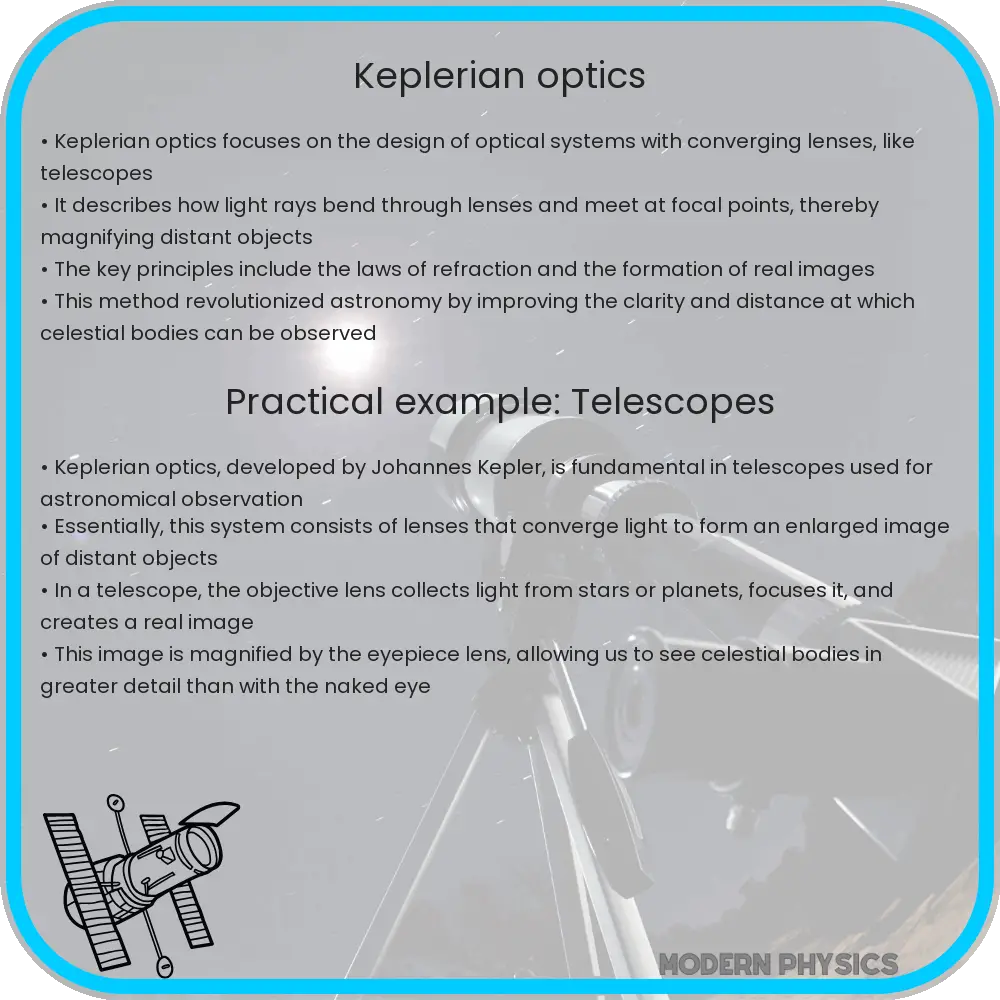 Keplerian optics