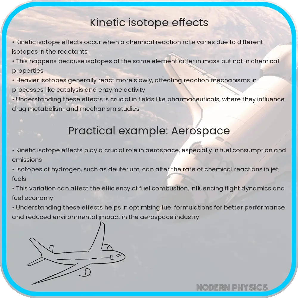 Kinetic Isotope Effects
