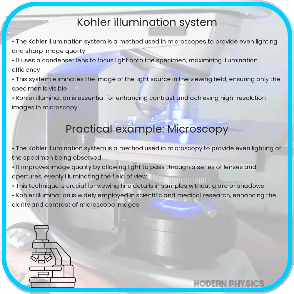 Kohler illumination system