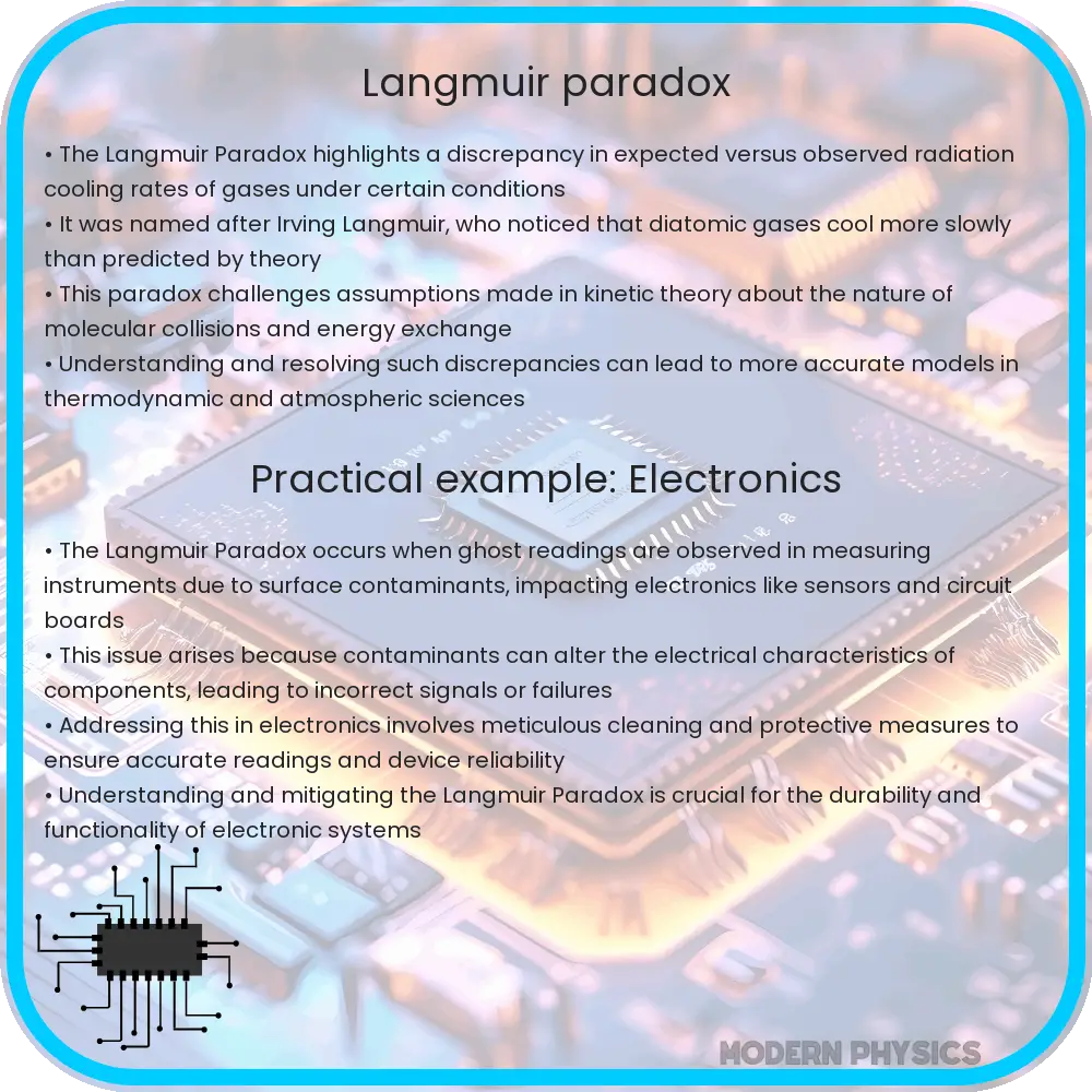 Langmuir Paradox