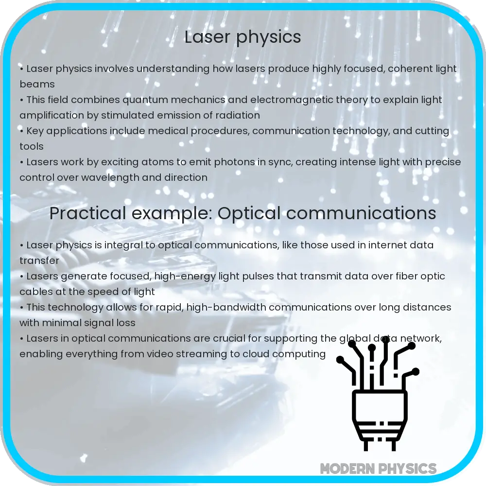Laser physics