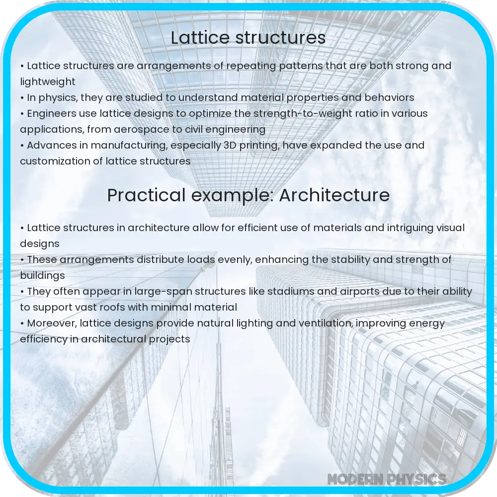 Lattice Structures