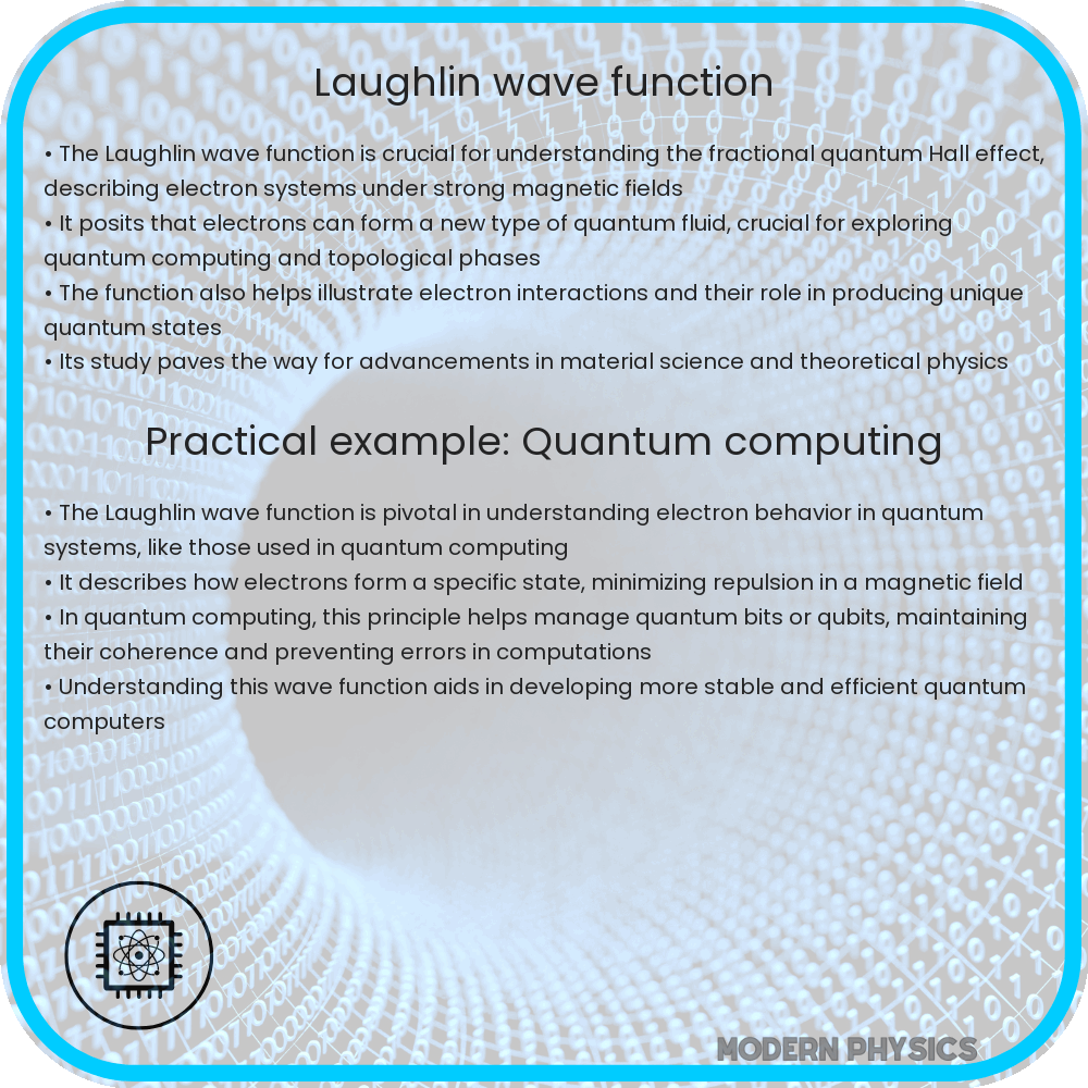 Laughlin wave function