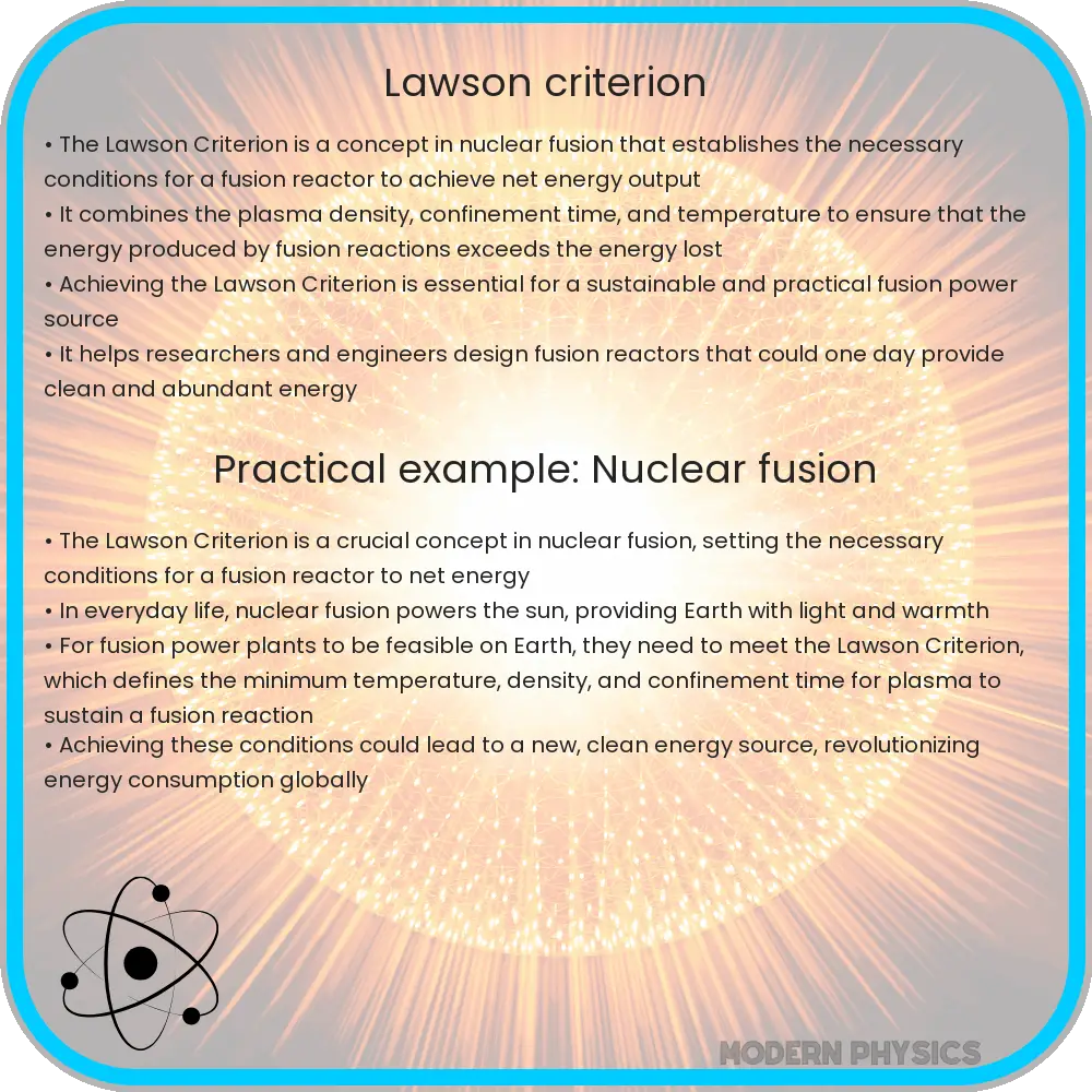 Lawson Criterion