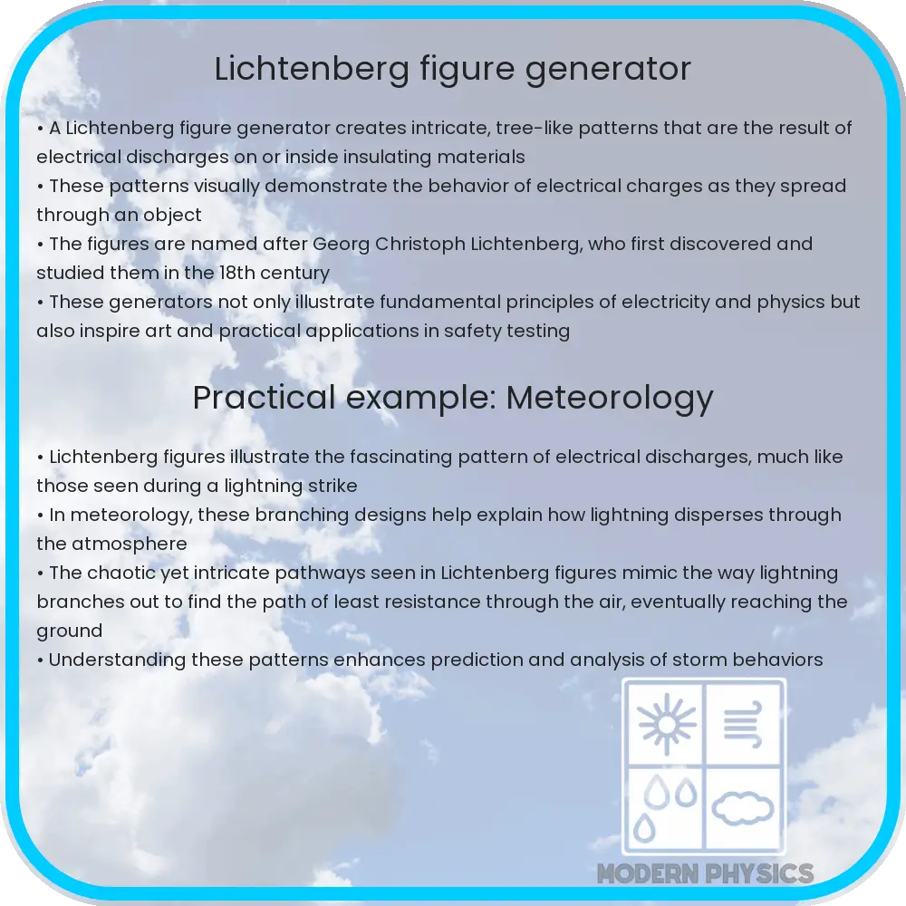Lichtenberg figure generator
